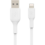 Belkin BoostCharge Lightning to USB-A Cable (2 meter / 6.6 foot, White) - CAA001bt2MWH
