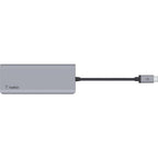 Belkin USB-C 7-in-1 Multiport Adapter, Laptop Docking Station, 2x USB-A 3.1 Gen 2, 4k HDMI 2.0, 100W Power Delivery 3.0 - PVC003btSGY