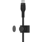 Belkin 60W USB-C to USB-C Cable - 480 Mbps - Silicone, Braided - M/M - 3m/9.9ft - Black - CAB011BT3MBK