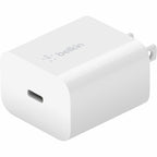 Belkin 20W Portable USB-C Wall Charger - 1xUSB-C (20W) - Fast Charge - Power Adapter - White - BBC005-WH