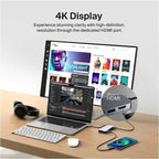 Belkin 6-Port USB-C Hub - USB-C to 2xUSB-A, 1xUSB-C, 1xEthernet, 1x8K HDMI, 1xSD Reader - Docking Station - Grey - AVC008fqSGY-V2