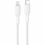 Belkin BoostCharge Pro USB-C Braided Cable with Lightning Connector, 3.3ft/1m, White - CAA022fq1MWH
