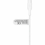 Belkin BoostCharge Pro Braided USB-C to Dual USB-C Cable 140W, White, 5ft/1.5m - CAC004fq1.5MWH