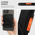 Spigen Lock Fit (MagFit) Magnetic Wallet Card Holder for MagSafe