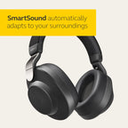 Jabra Elite 85h Wireless Noise Cancelling Over-the-Ear Headphones ƒ?? Titanium Black ƒ?? 100-99030000-02