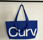 Curves Knit Tote (Lemongrass)