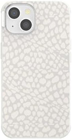 PopSockets iPhone 14 Phone Case with MagSafe- Horchata Fossil
