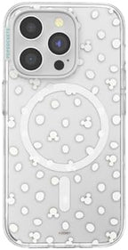 PopSockets iPhone 15 Pro Phone Case with MagSafe- Mickey Polka Dot