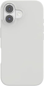 PopSockets iPhone 16 Phone Case with MagSafe, Wireless Charging Compatible, White - Horchata