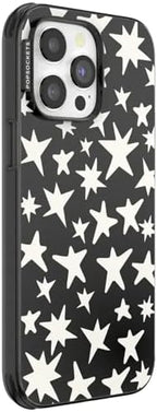PopSockets iPhone 14 Pro Phone Case with MagSafe- Starstruck | Magnetic, Wireless Charging, Camera & Drop Protection, Electronic Accessories, For iPad/Kindle/iPhone/Android