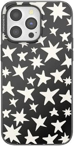 PopSockets iPhone 15 Pro Phone Case with MagSafe- Starstruck | Magnetic, Wireless Charging, Camera & Drop Protection, Electronic Accessories, For iPad/Kindle/iPhone/Android