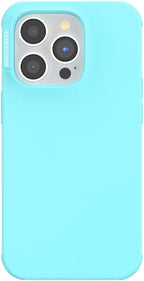 PopSockets iPhone 14 Pro Phone Case with MagSafe, Wireless Charging Compatible, Light Blue - Butterfly Pea Blue