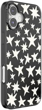 PopSockets iPhone 16 Phone Case with MagSafe- Starstruck | Magnetic, Wireless Charging, Camera & Drop Protection, Electronic Accessories, For iPad/Kindle/iPhone/Android
