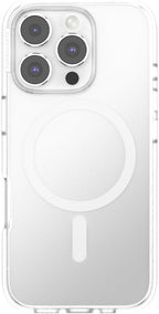 PopSockets iPhone 16 Pro Case Compatible with MagSafe, Phone Case for iPhone 16 Pro, Wireless Charging Compatible, Case Only - Clear
