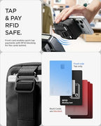 Spigen for MagSafe Wallet Magnetic Pouch Organizer, Tintap Zip V2 MagFit