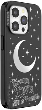 PopSockets iPhone 15 Pro Phone Case with MagSafe- All is Possible | Magnetic, Wireless Charging, Camera & Drop Protection, Acotar, Throne, Glass, Sarah, Bookish