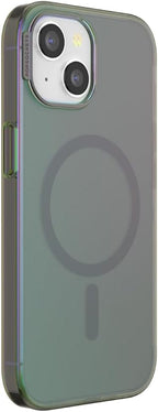 PopSockets iPhone 15 Phone Case with MagSafe, Wireless Charging Compatible, Green - Nightshade