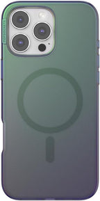 PopSockets iPhone 16 Pro Max Phone Case with MagSafe, Wireless Charging Compatible, Green - Nightshade