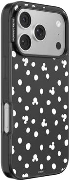 PopSockets iPhone 17 Pro Phone Case with MagSafe- Mickey Dots Black