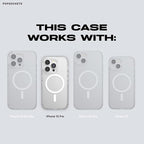PopSockets iPhone 15 Pro Phone Case with MagSafe, Wireless Charging Compatible, Bookish - Spooky Book Club Clear