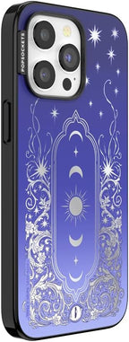 PopSockets iPhone 15 Pro Max Phone Case with MagSafe, Wireless Charging Compatible, Bookish - Mirror Curse Breaker
