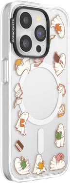 PopSockets iPhone 15 Pro Phone Case with MagSafe, Wireless Charging Compatible, Bookish - Bookish Besties