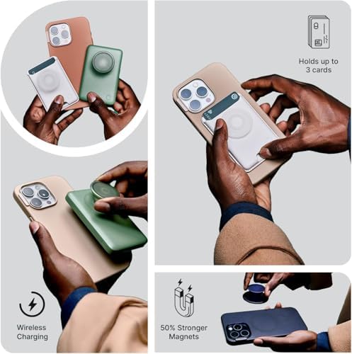 PopSockets iPhone 16 Pro Max Phone Case w/MagSafe Grip- Licorace Dot