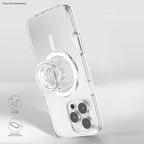 PopSockets iPhone 16 Pro Case Compatible with MagSafe, Phone Case for iPhone 16 Pro, Wireless Charging Compatible, Case Only - Clear