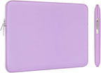 MOSISO Laptop Case 15 inch, 15 inch Laptop Sleeve Bag Compatible with MacBook Air 15 M4 A3241 M3 A3114 M2 A2941 2025 2024 2023, Dell XPS 15, Neoprene Computer Sleeve Bag with Small Case, Purple