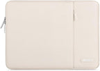 MOSISO Laptop Case 13 inch, 13 inch Laptop Sleeve Compatible with MacBook Air M4 M3 M2 M1 2025-2018 / Pro M2 M1 2025-2016, Polyester Vertical Computer Sleeve Bag with Pocket, Sand