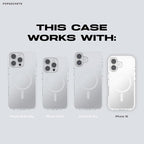 PopSockets iPhone 16 Phone Case with MagSafe- Clear | Magnetic, Wireless Charging, Camera & Drop Protection, Clear, Translucent, iPad, Removable, Popper