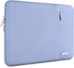 MOSISO Laptop Case 13 inch, 13 inch Laptop Sleeve Compatible with MacBook Air M4 M3 M2 M1 2025-2018 / Pro M2 M1 2025-2016, Polyester Vertical Computer Sleeve Bag with Pocket, Pastel Blue