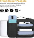 MOSISO 360 Protective Laptop Case 13 inch, Laptop Sleeve Compatible with MacBook Air 13 inch M4 M3 M2 M1 2025-2018 / Pro 13 M2 M1 2025-2016, Side Open Bag with 2 Raised&1 Flapover Pockets, Black