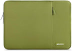 MOSISO Laptop Case 13 inch, 13 inch Laptop Sleeve Compatible with MacBook Air M4 M3 M2 M1 2025-2018 / Pro M2 M1 2025-2016, Polyester Vertical Computer Sleeve Bag with Pocket, Chartreuse