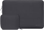 MOSISO Laptop Case 13.3 inch, 13-13.3 inch Laptop Sleeve Bag Compatible with MacBook Air/Pro 13 / Pro 14, HP Dell ASUS Lenovo Notebook, Neoprene Computer Sleeve Bag with Small Case, Space Gray