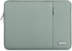 MOSISO Laptop Case 13 inch, 13 inch Laptop Sleeve Compatible with MacBook Air M4 M3 M2 M1 2025-2018 / Pro M2 M1 2025-2016, Polyester Vertical Computer Sleeve Bag with Pocket, Antique Green