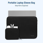 MOSISO Laptop Case 18.5 inch, 18-18.5 inch Laptop Sleeve Bag Compatible with ASUS Gaming Monitor HP Dell Lenovo Notebook, Neoprene Computer Sleeve Bag with Small Case, Black