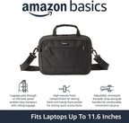 Amazon Basics Laptop Carrying Case Shoulder Strap, 1-pack, 11.6 inch, Black