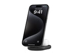 Belkin - Wireless charging stand - magnetic, foldable, with Qi2 + AC power adapter - 15 Watt - Fast Charge - black WIZ028TTBK