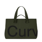 Curves Knit Tote (Lemongrass)