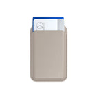 Vegan-Leather Magnetic Wallet Stand