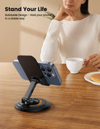 Lamicall 360° Rotation Sturdy Adjustable Desktop Phone Holder Foldable Mobile Stand
