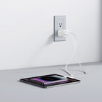 Anker Powerport 323 Dual Port 32W Wall Charger (USB-C And USB-A) - Black
