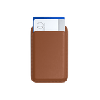 Vegan-Leather Magnetic Wallet Stand