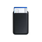 Vegan-Leather Magnetic Wallet Stand