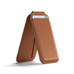 Vegan-Leather Magnetic Wallet Stand
