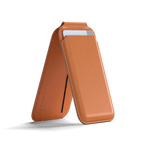 Vegan-Leather Magnetic Wallet Stand